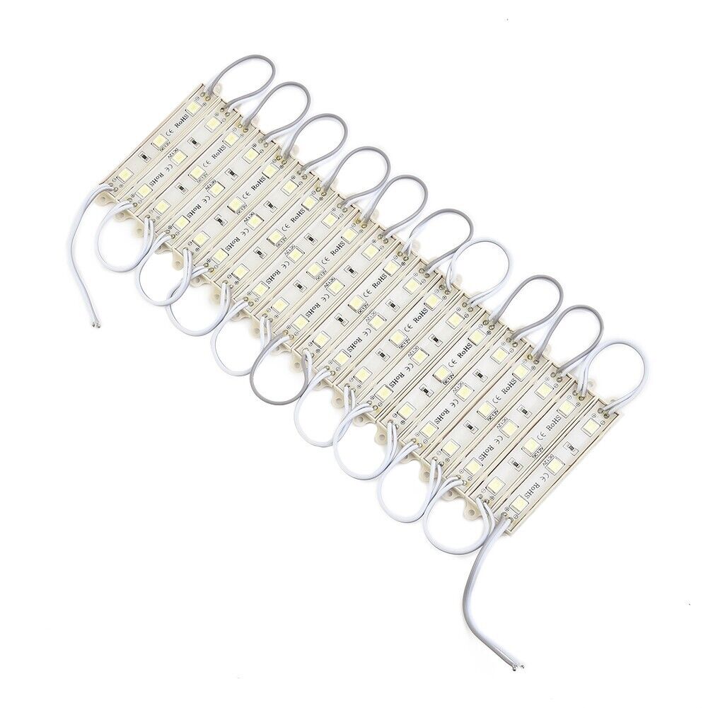 Set 20x Modul 3 Led SMD MRG M892 , SMD 5050, Led SMD Alb Rece
